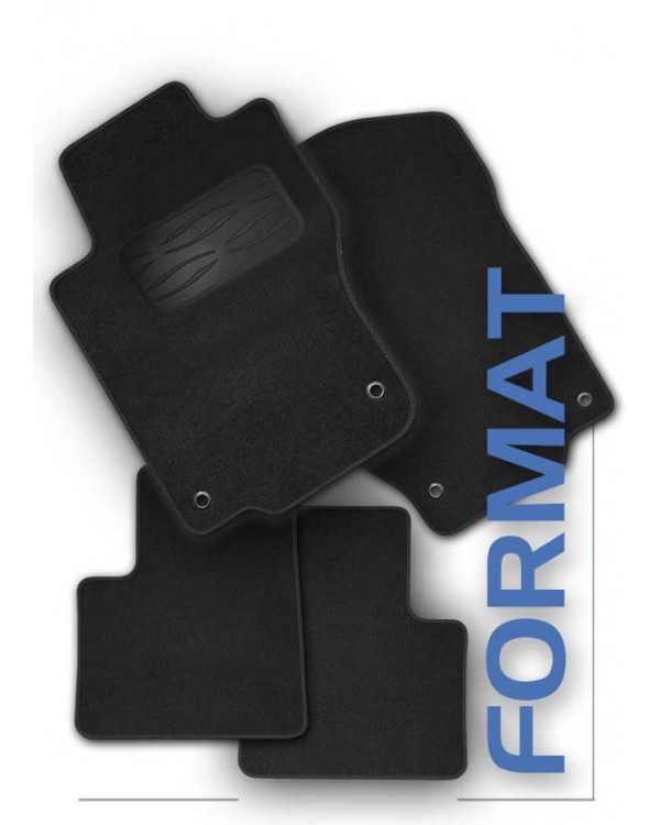 Patosnice BMW X4 G02 (2018->) 4pcs tepih Format